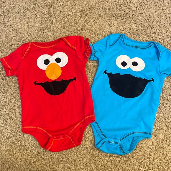 Sesame Street Other - Two 18 months Sesame Street Onesies